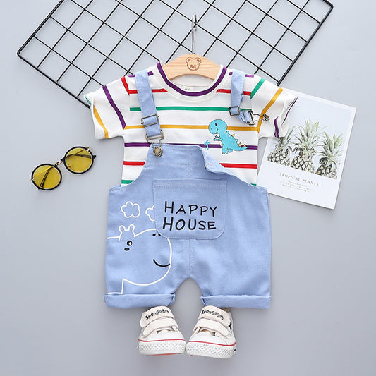 Happy House Baby Boy Summer Outfit T-shirt & shorts