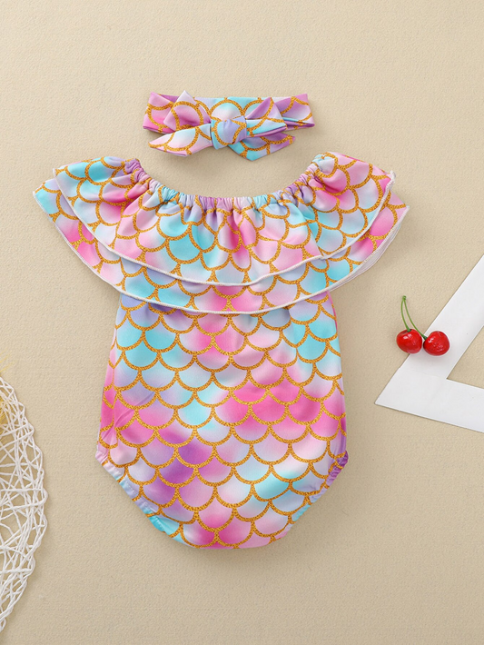 Baby Girl Fly Sleeves Toddler Dress for 0-12M