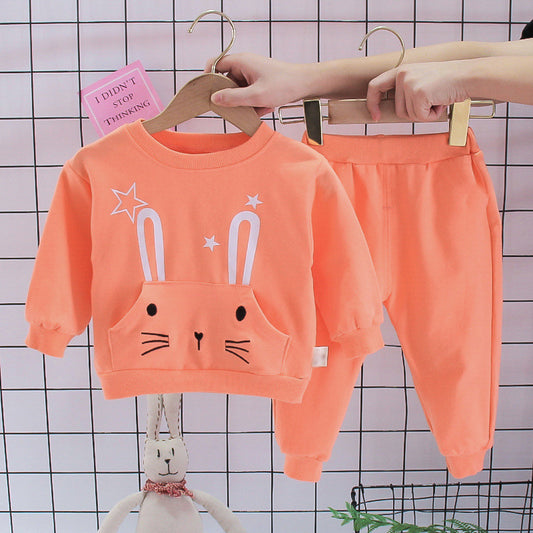 Baby Long Sleeve Sports Two Piece Suit