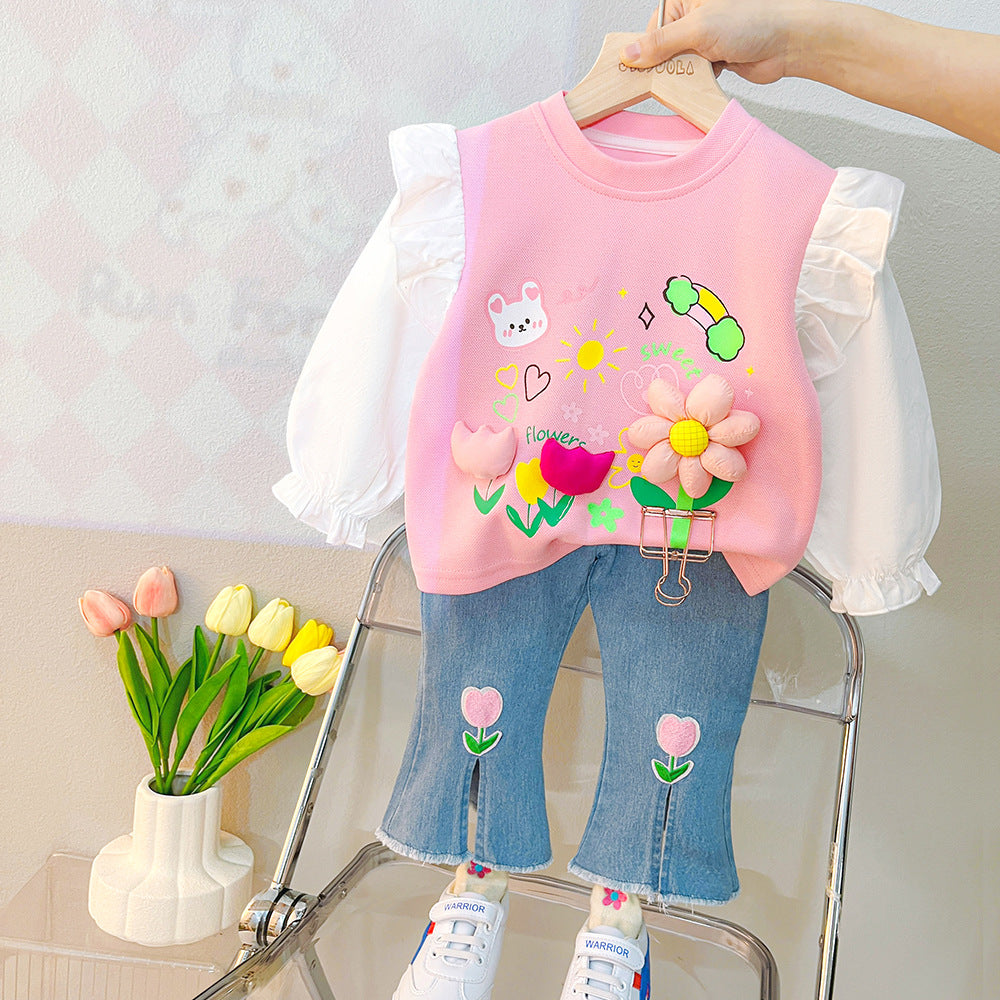 Long sleeve baby girl clothes best sale