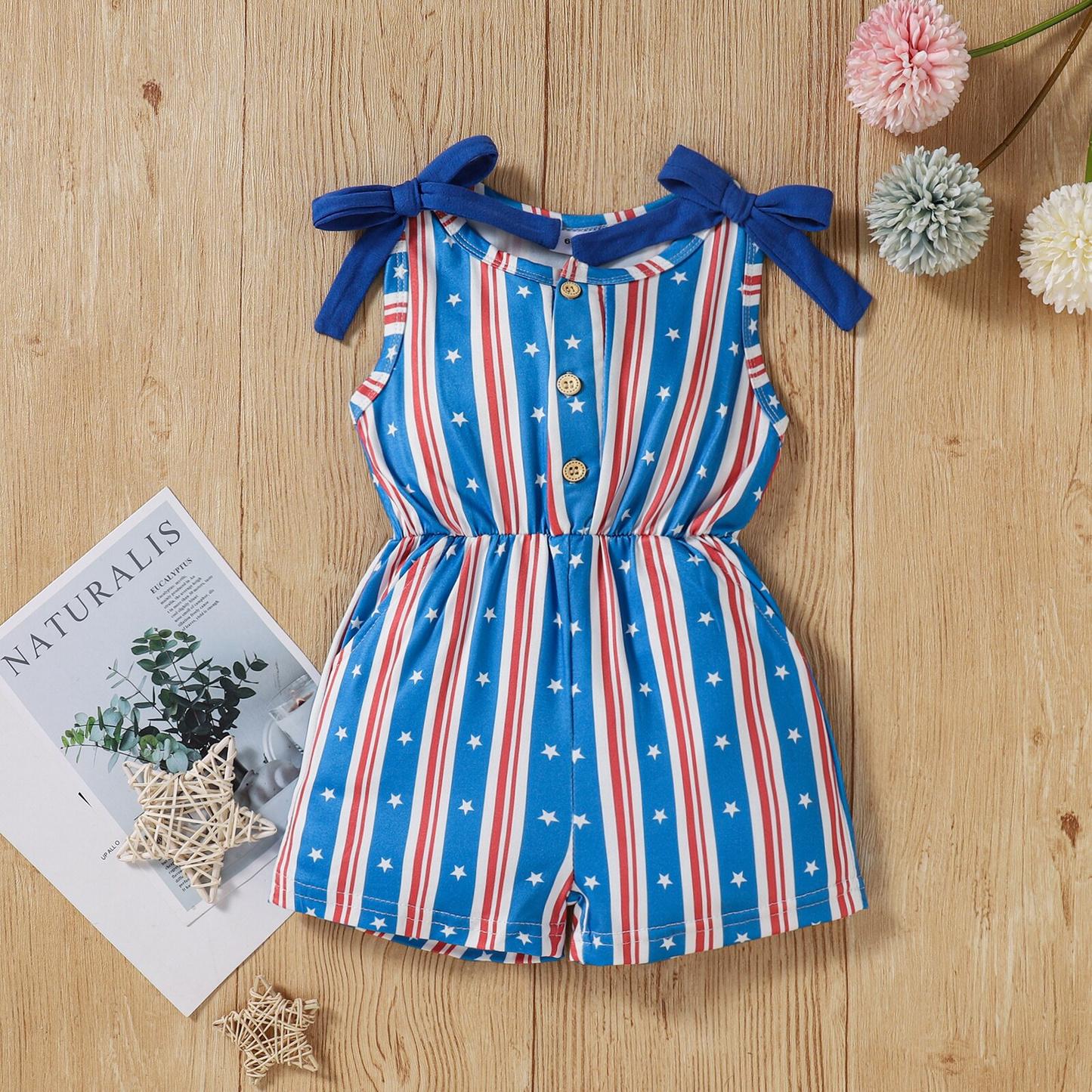 Baby girl hot sale short romper