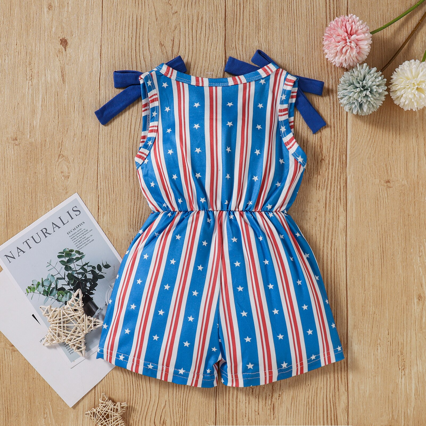 Little Baby Girls USA Day Romper 2-3 Year