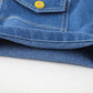 Cute Round Neck Cotton Giraffe Tee with Giraffe Printed Cotton Jeans Short