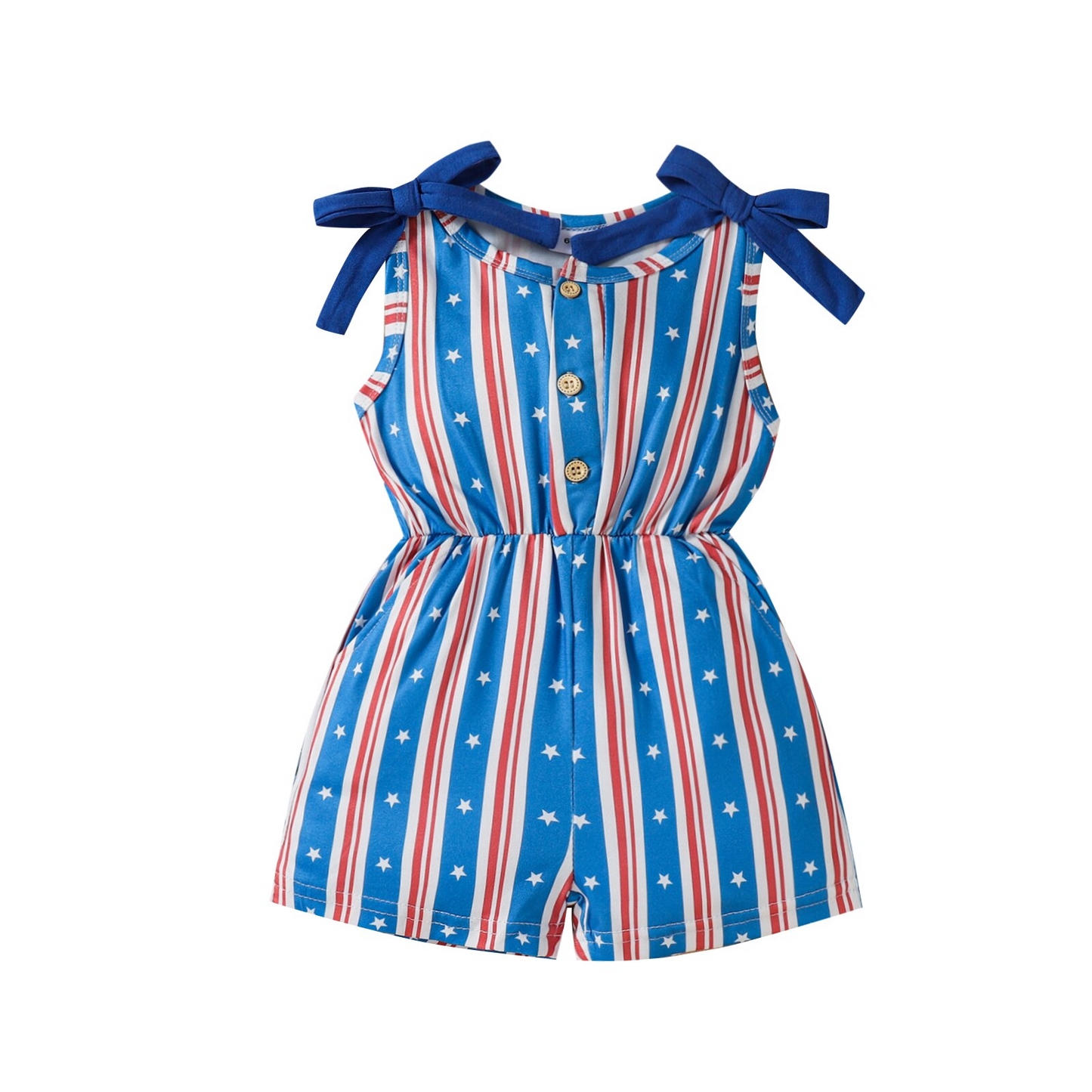 Little Baby Girls USA Day Romper 2-3 Year