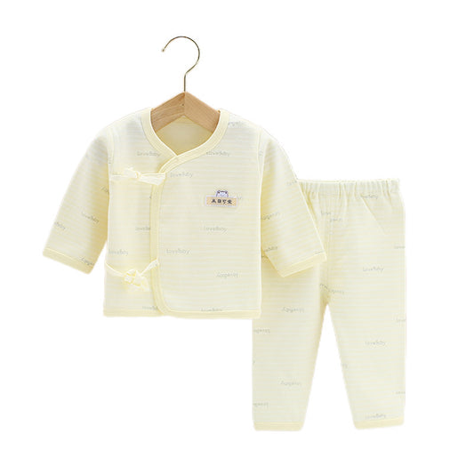 Newborn Cotton Two-Piece Set 0-6 Months Boy/Girl Autumn/Spring Seasons