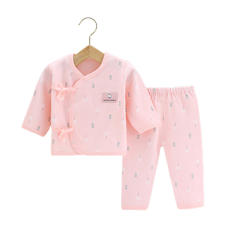 Newborn Cotton Two-Piece Set 0-6 Months Boy/Girl Autumn/Spring Seasons