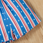 Little Baby Girls USA Day Romper 2-3 Year