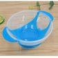 Baby Bowl Set With temperature Sensing Spoon With Suction Cup, Training Baby Bowl Set Suction Bowl