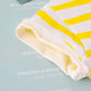 Cute Bear Round Neck Striped Shirt With Soft Cotton Shorts For Kids.