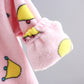 Unisex NewBorn Crown Print Jumpsuit Autumn/Winter Comfortable Velvet Warm Romper 0-6 Months