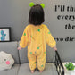 Girl NewBorn Cute Carrots Print Jumpsuit Autumn/Winter Comfortable Velvet Warm Romper 0-6 Months