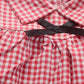 Cute Plaid Western Style Baby Girl Fashionable 2Pcs Suit Pink Color